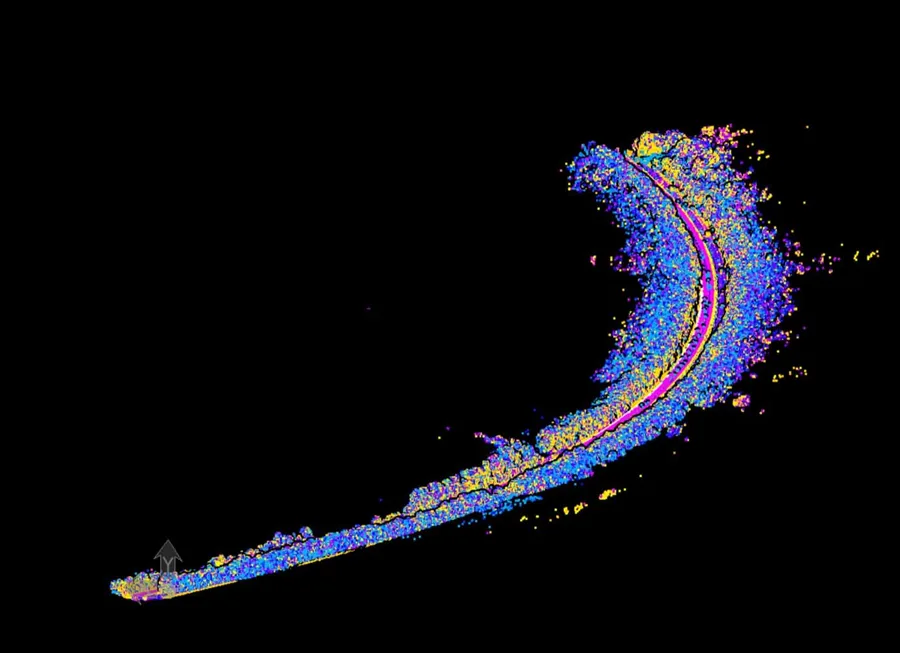Every project starts with a LiDAR scan of the road.