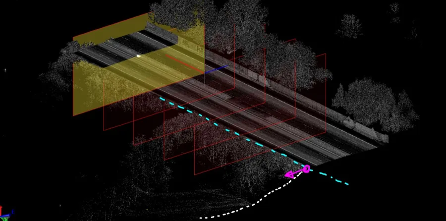 Stationing at regular intervals offers additional data control.